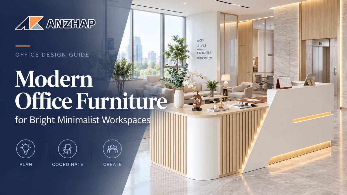 Modern Office Furniture for Bright Minimalist Workspaces