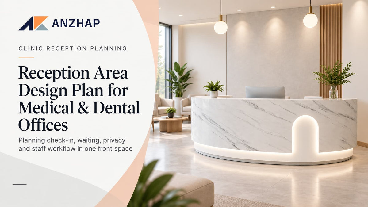 Reception Area Design Plan for Medical &amp; Dental Offices