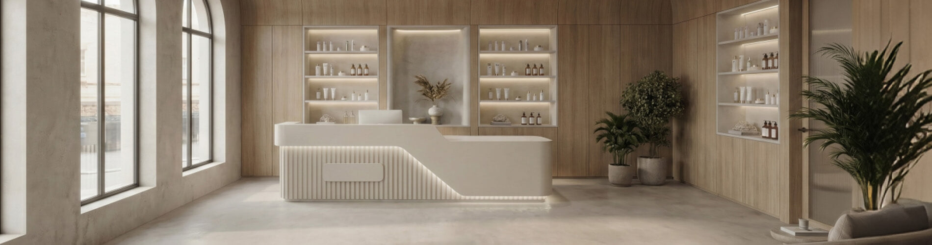 L-Shaped Reception Desks