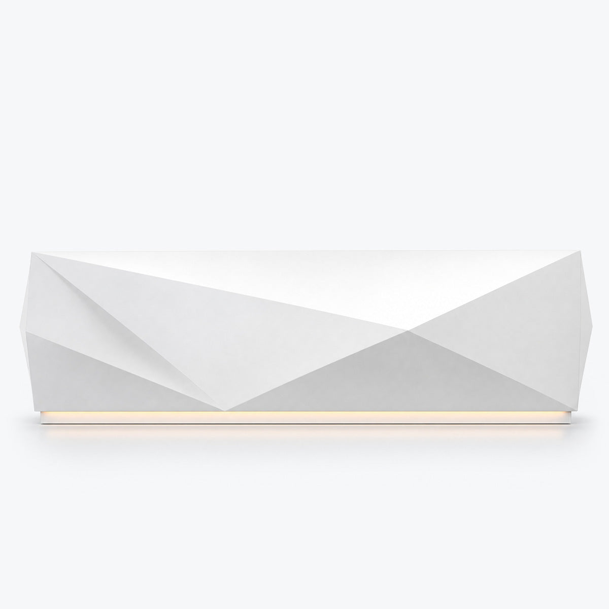 Curved Reception Counter for Modern Professional Workspaces