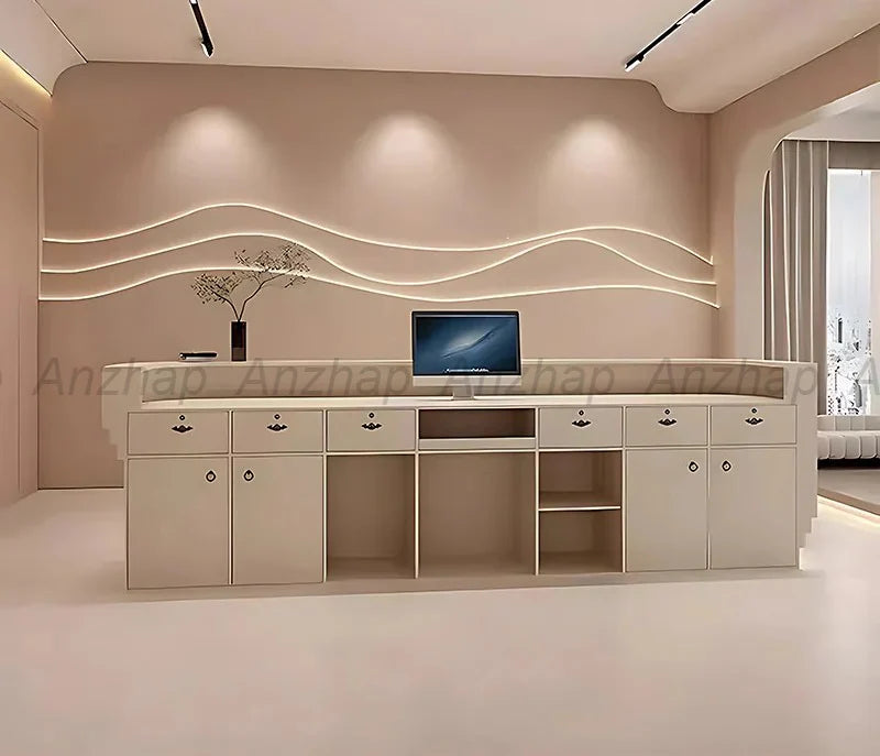 Curved_White_LED_Welcome_Desk_Modern_Reception_Area_Front_Counter_ANZHAP-_JDT-7118-Details_4
