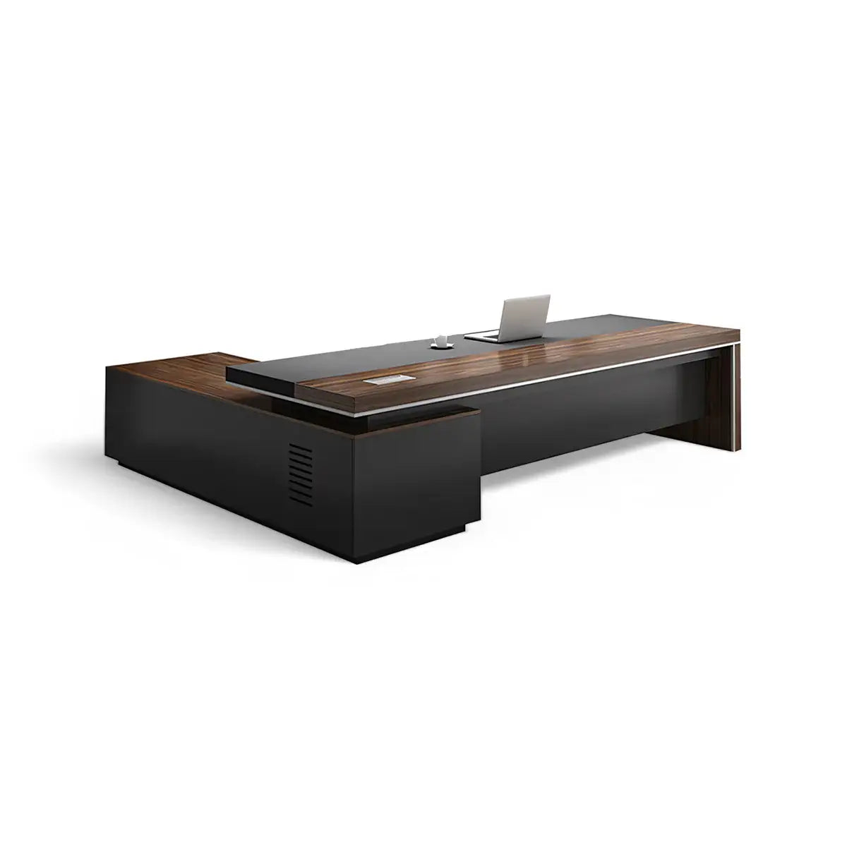 L-Shaped Executive Director Desk with Modesty PanelANZHAP-LBZ-754-mainpictures 7