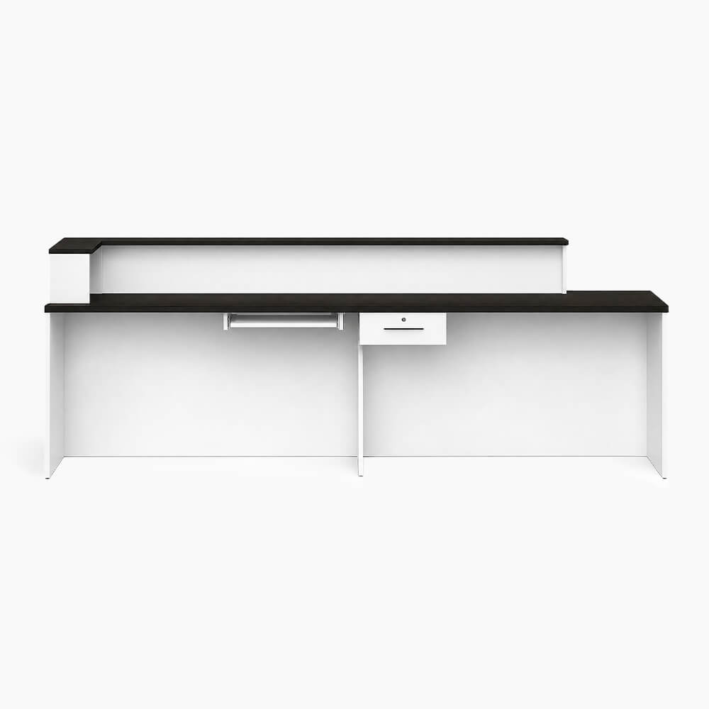L-förmiger Büroempfangstresen Ergonomischer Begrüßungstresen