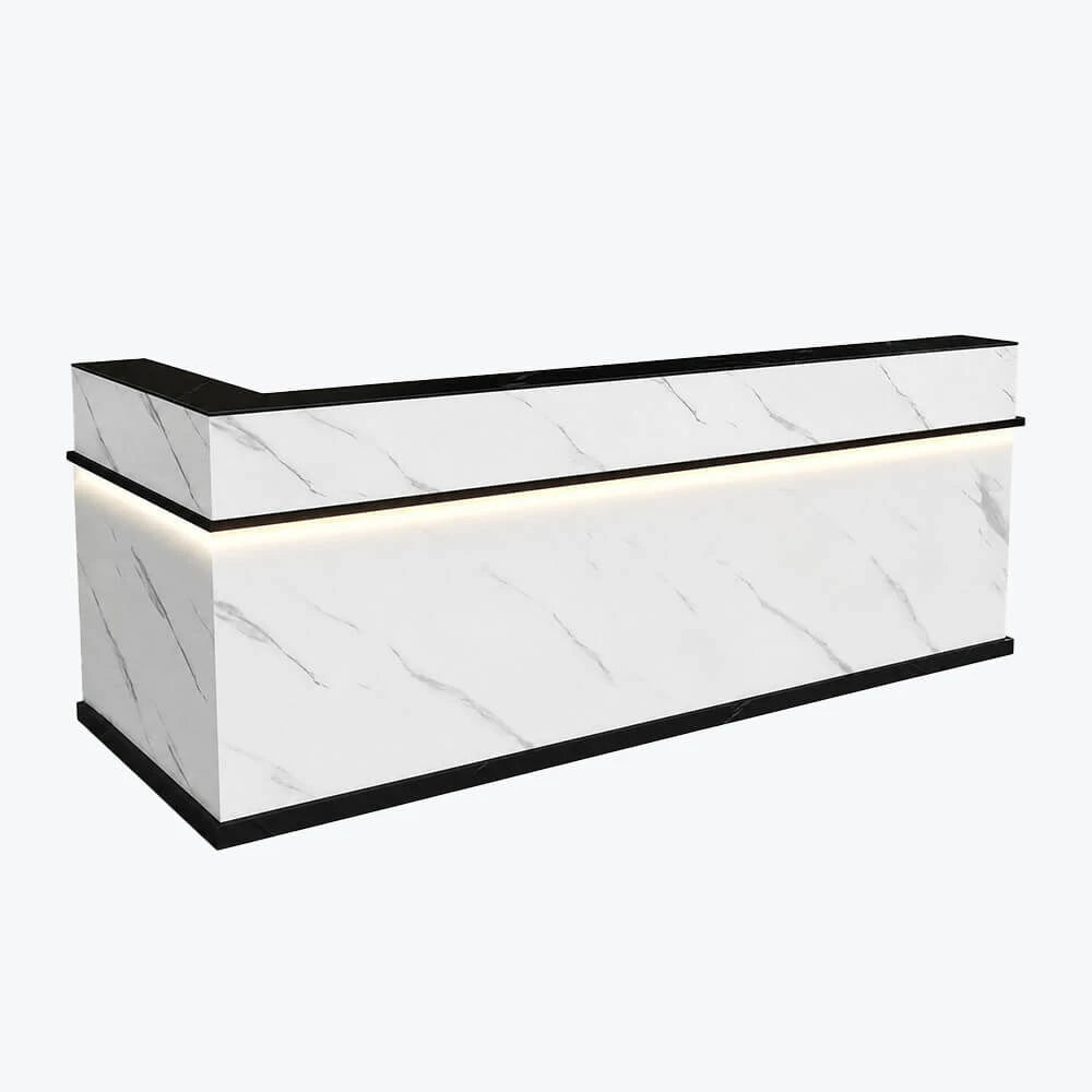 LED Business Reception Desk Checkout Counter Marble Retail Desk ANZHAP-JDT-1049-mianpictures 6
