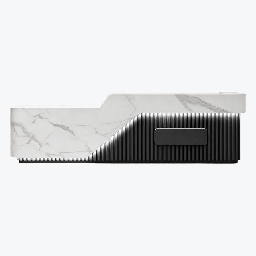 LED Office Welcome Desk with Desk Storage Modern L-Shaped ANZHAP-JDT-2098-main pictures 16