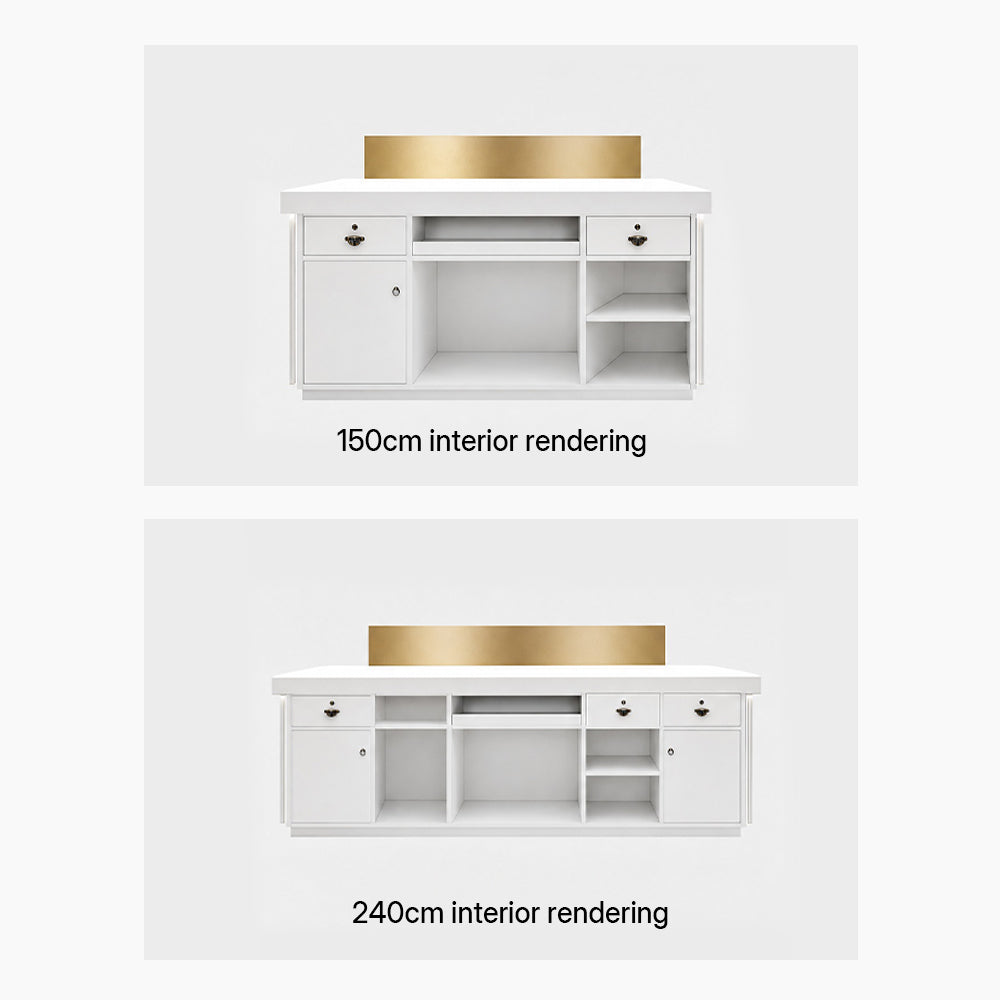 Modern Minimalist Reception Desk & Contemporary Hotel Counter