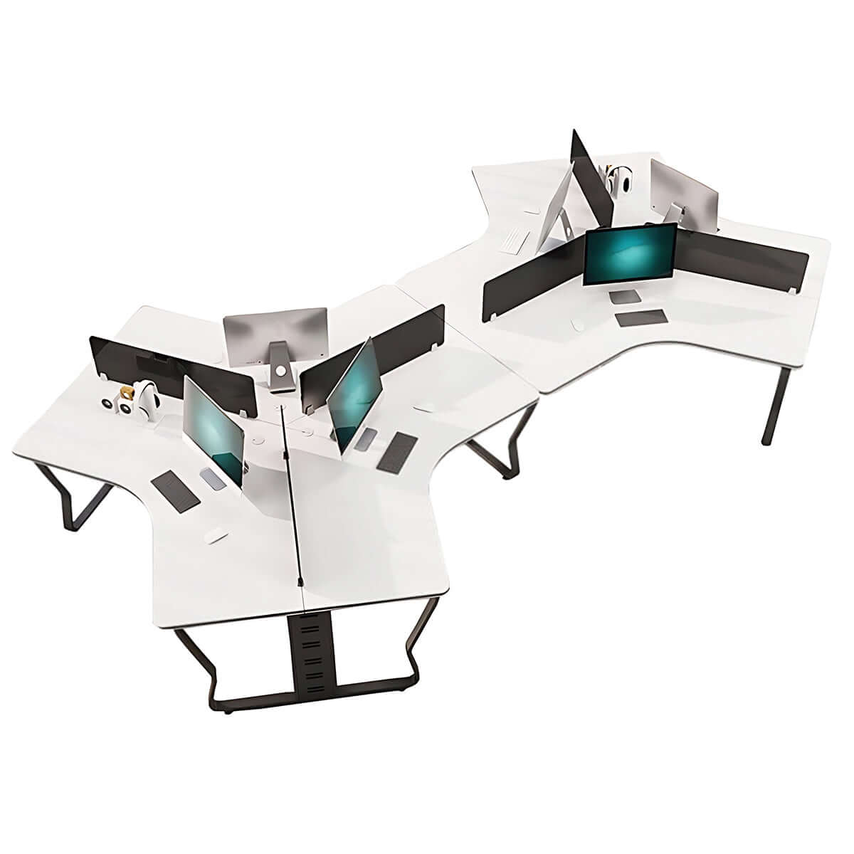 Minimalist Scandi Office Workstation for Creative Agencies - ANZHAP BGZ-015 Main image 17