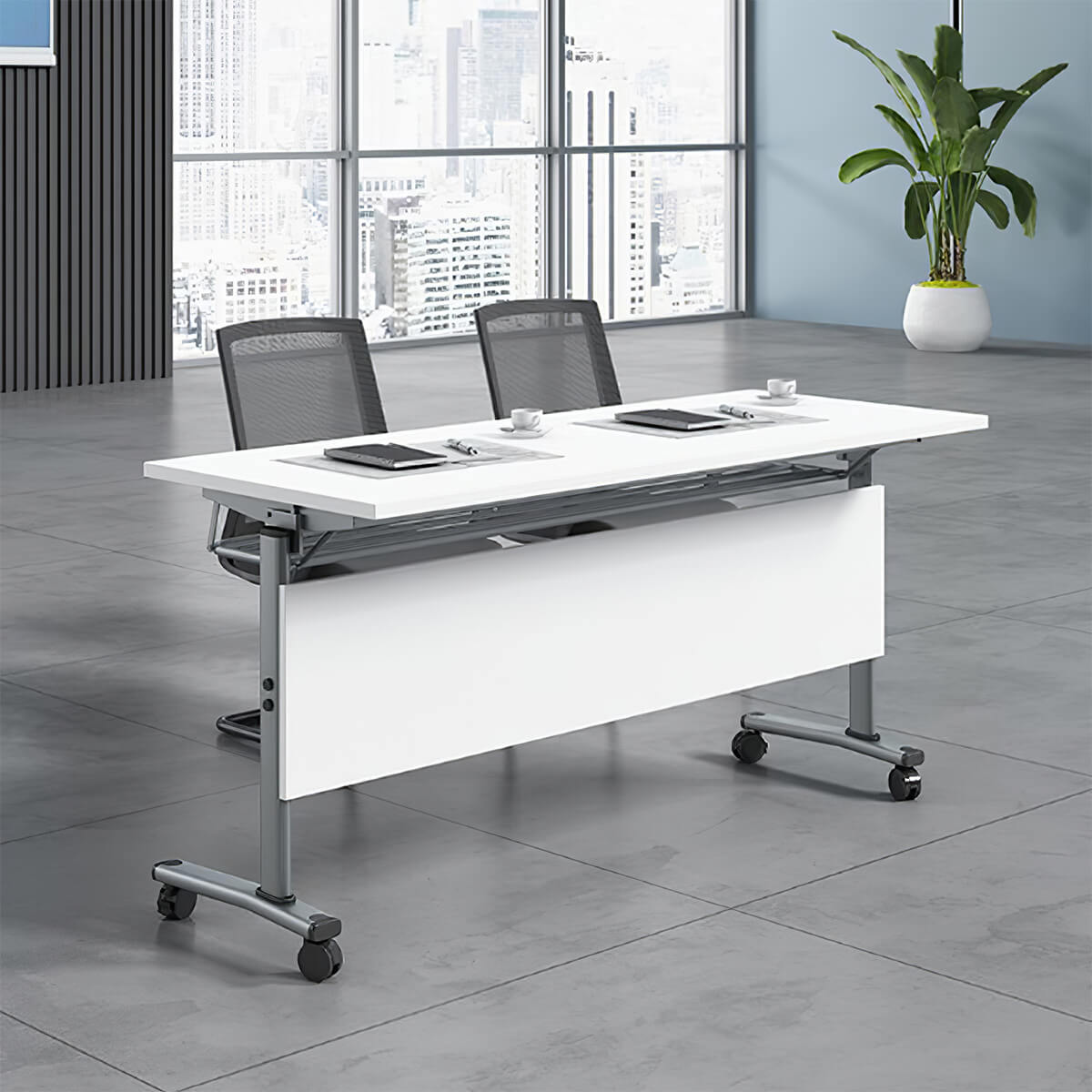 Mobile Modular Meeting Table for Team Discussion Workshops - ANZHAP HYZ-2031 Main picture 2