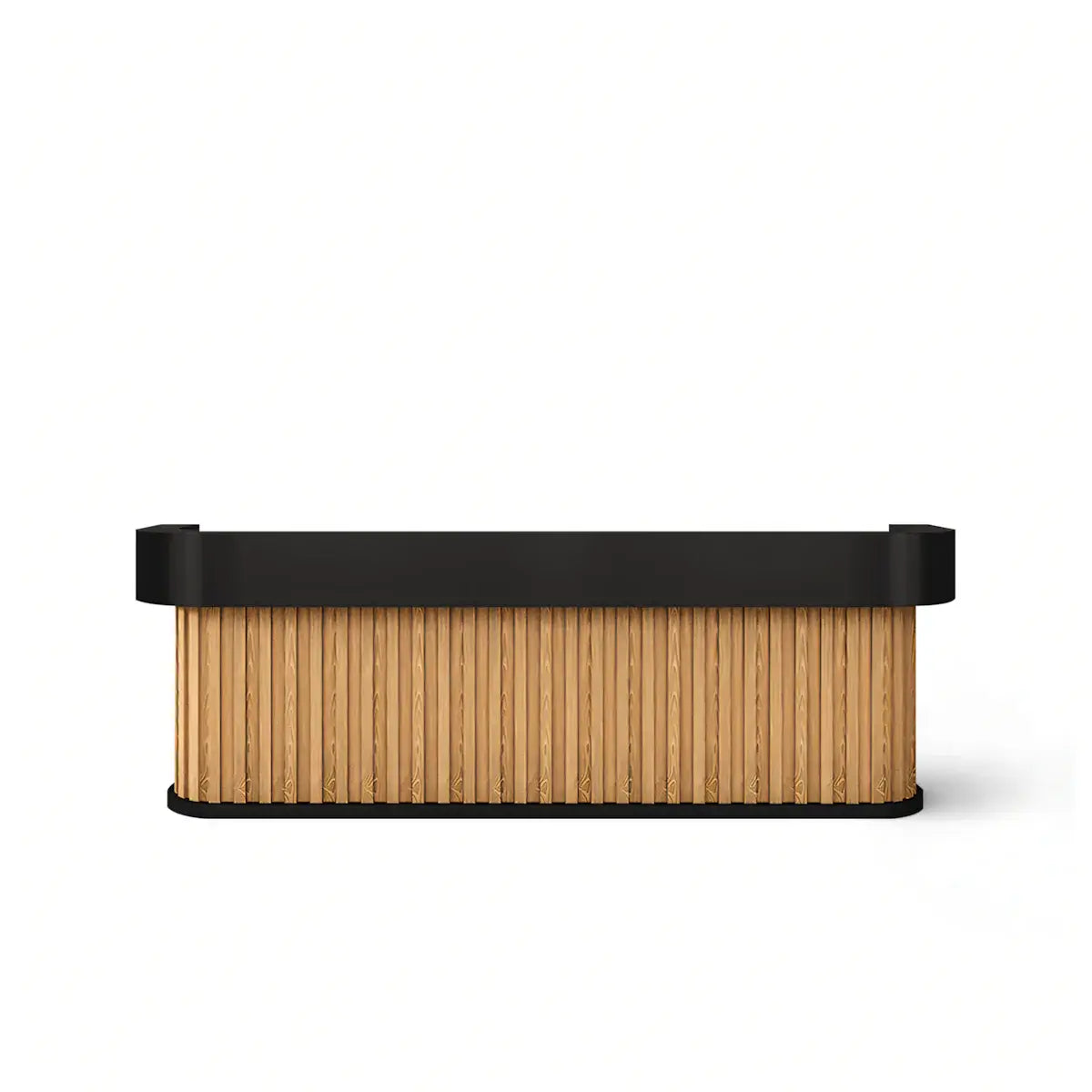 Modern Curved Salon Reception Desk Affordable Beauty Shop Counter ANZHAP-JDT-2028-mainpictures 2