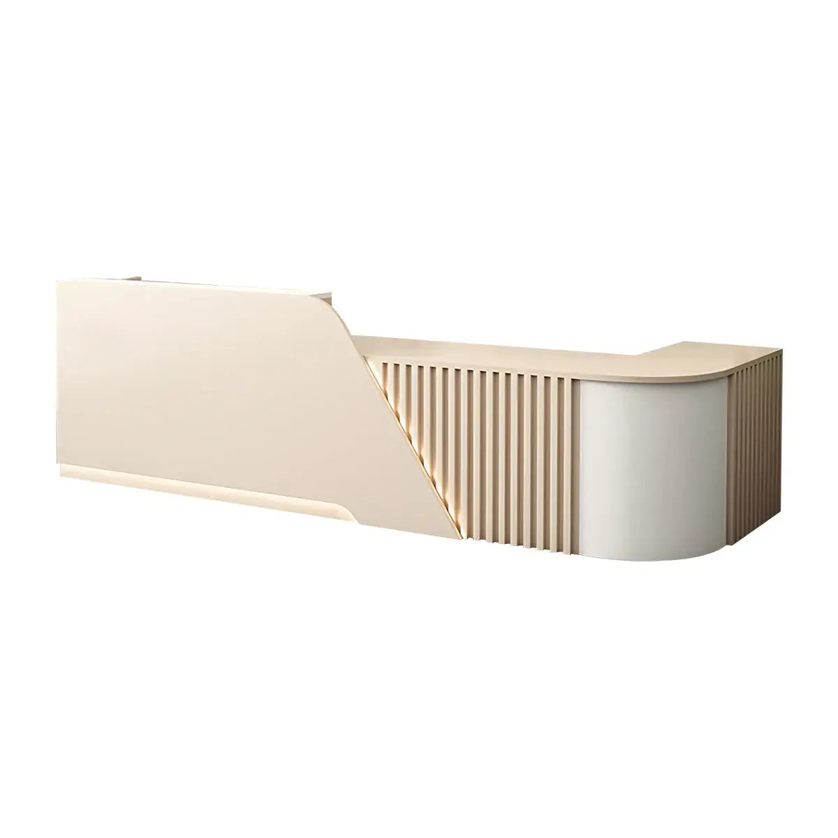 Modern L-Shaped Reception Desk with LED for Medical Clinics Offices ANZHAP- JDT-2248-mainpictures 13