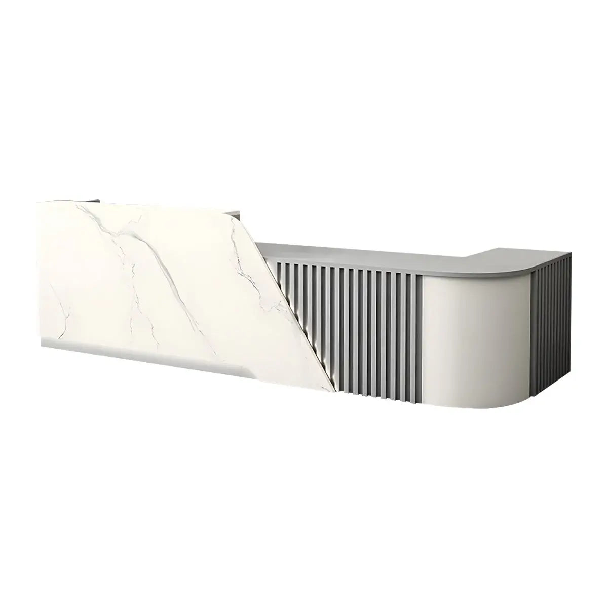 Modern L-Shaped Reception Desk with LED for Medical Clinics Offices ANZHAP- JDT-2248-mainpictures 5