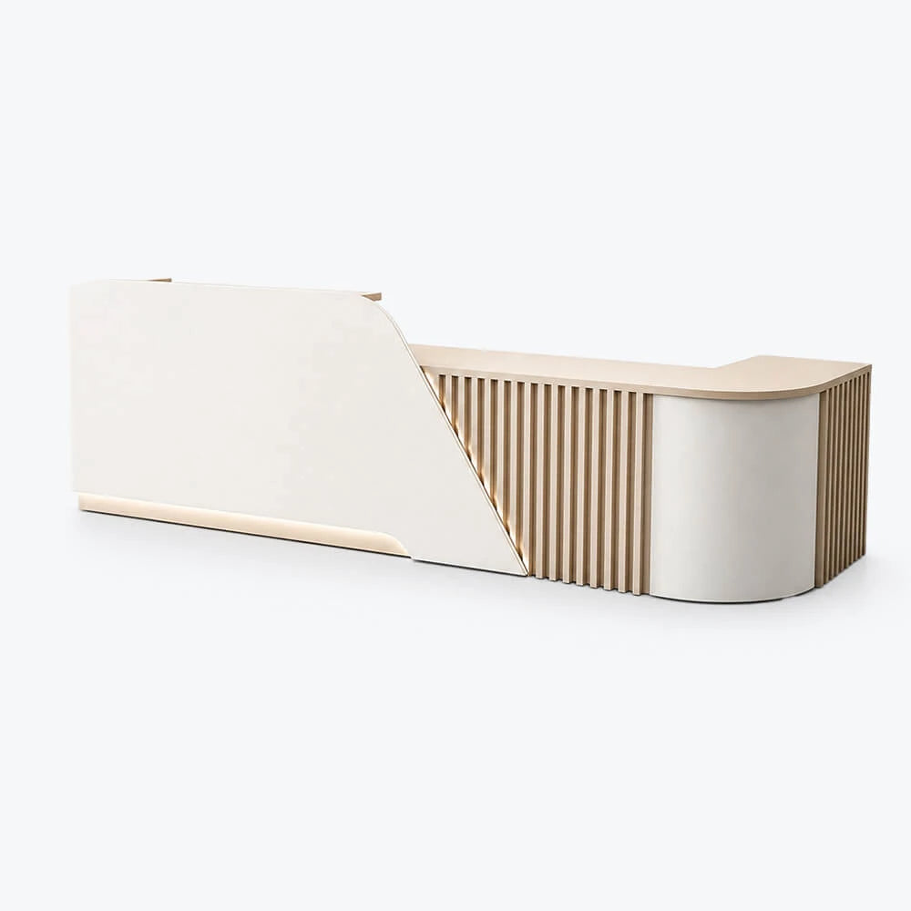 Modern L-Shaped Reception Desk with LED for Medical Clinics Offices ANZHAP- JDT-2248-mainpictures 6