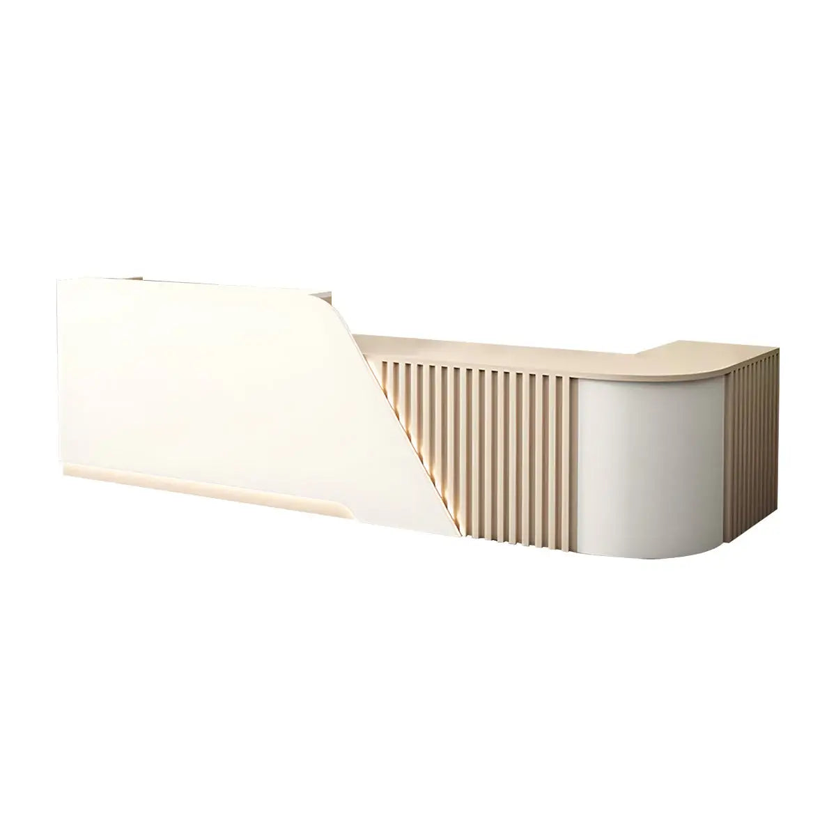 Modern L-Shaped Reception Desk with LED for Medical Clinics Offices ANZHAP- JDT-2248-mainpictures 6