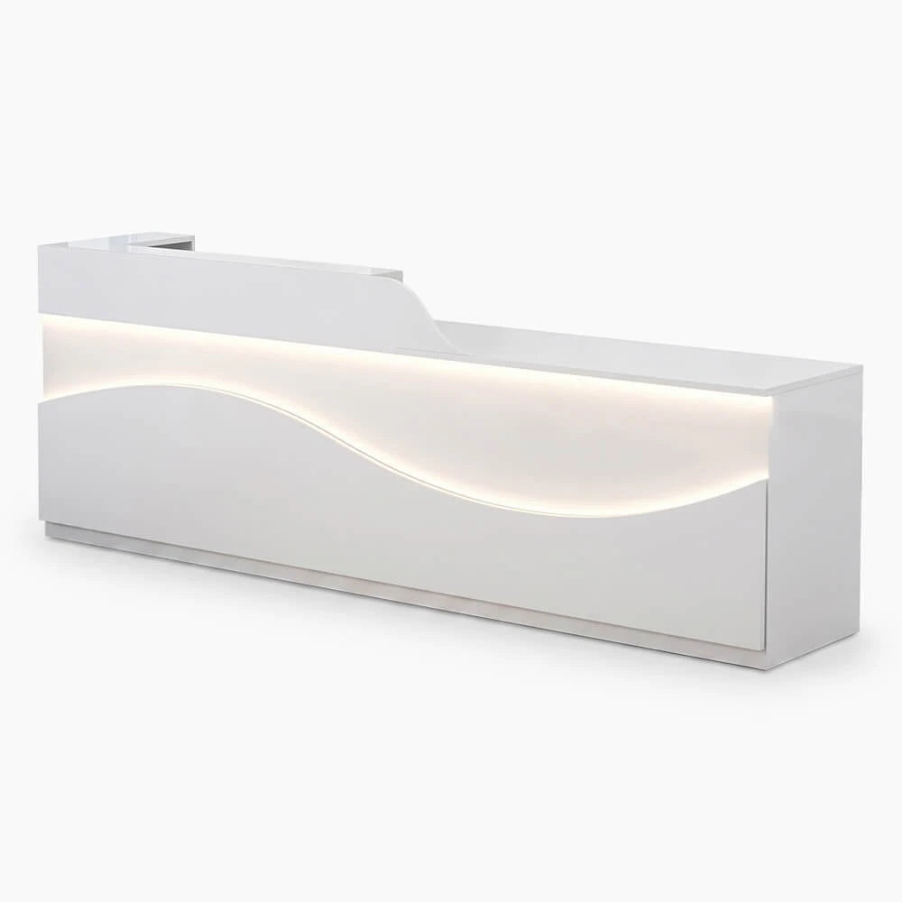 Modern Large White Reception Desk with LED Salon Office Front Desk ANZHAP-JDT-2226-mainpictures 22