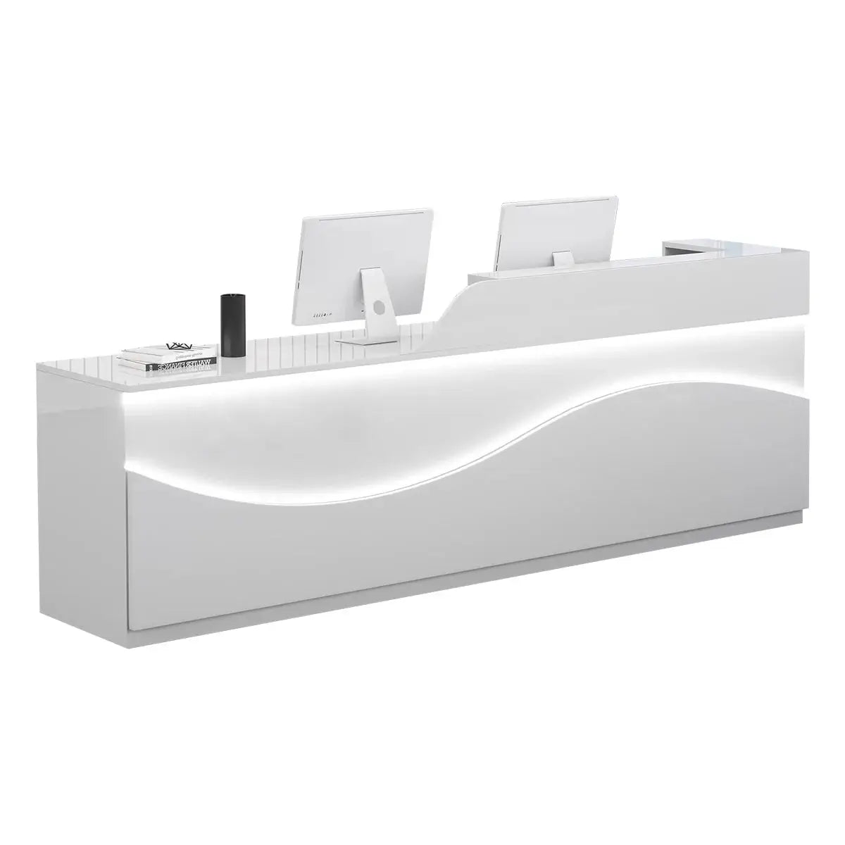 Modern Large White Reception Desk with LED Salon Office Front Desk ANZHAP-JDT-2226-mainpictures 27