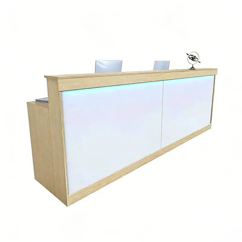 Modern Reception Desk with LED Lockable Drawer Clinic Salon ANZHAP-JDT-2214-mainpictures 4