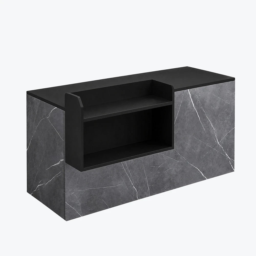 Modern Retail Checkout Counter with Display Shelf Affordable Sales Desk ANZHAP-JDT-2043-mainpictures 18