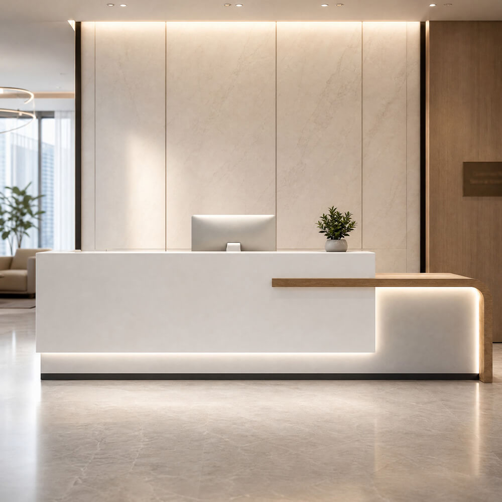 Office Receptionist Desk for Modern Reception Areas