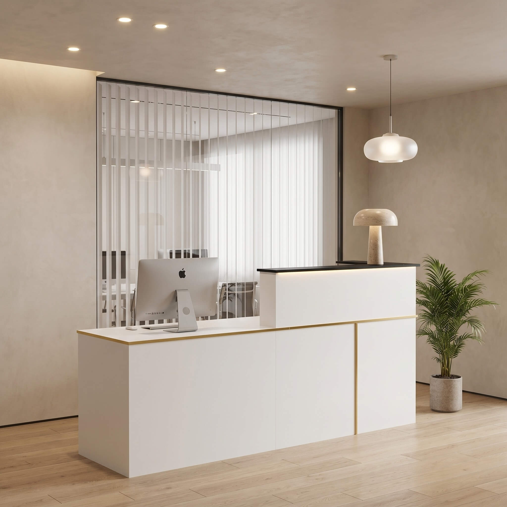 Professioneller Friseursalon Rezeption Empfangstheke | ANZHAP