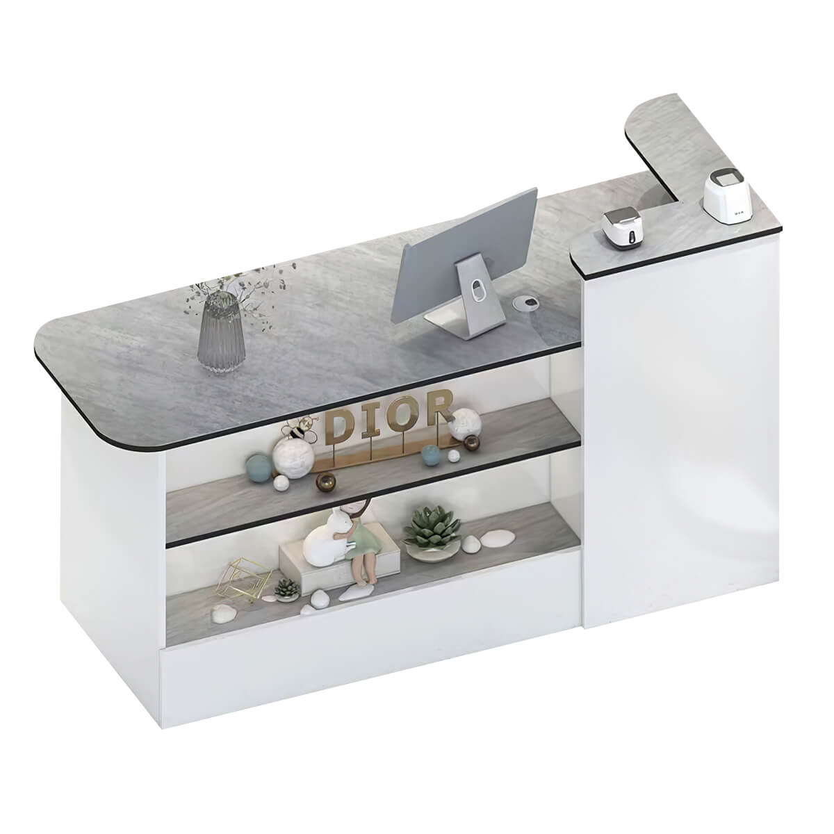 Sleek Straight Reception Desk for Compact Entrance Halls ANZHAP JDT-104 Main picture 5