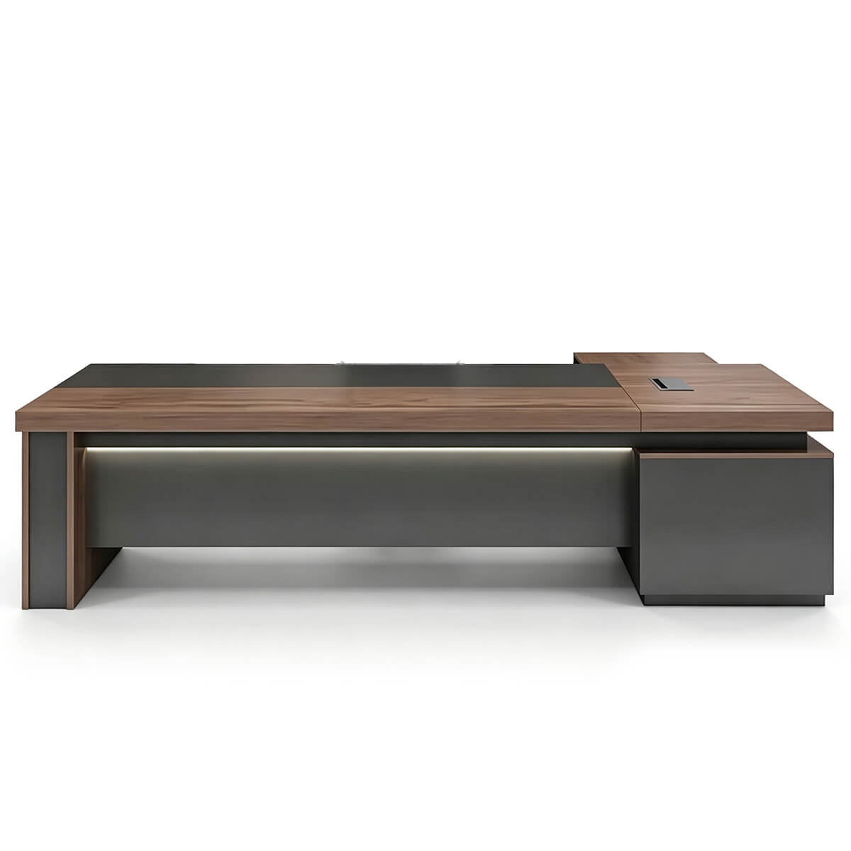 Walnut_Executive_Director_Desk_-_L-Shaped_Boss_Desk_and_Cabinet_Set_-_ANZHAP_LBZ-004_Main_picture_1_1